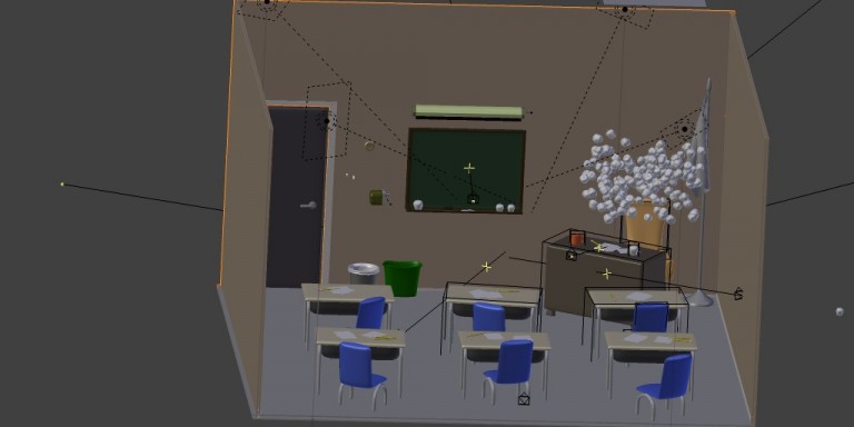 Apple Rain – Blenders Particle System
